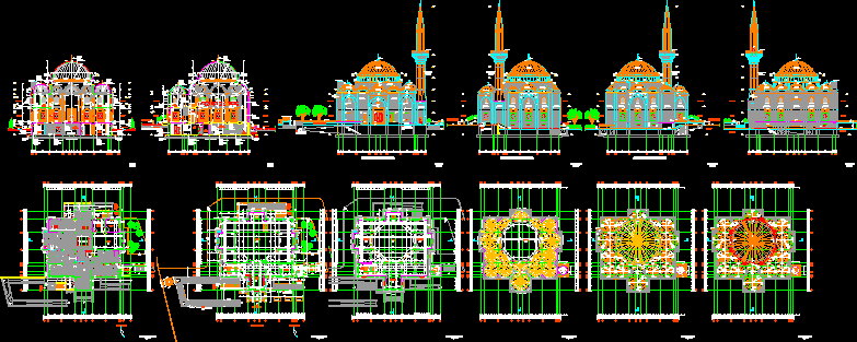 Detail Gambar Masjid Dwg Nomer 38