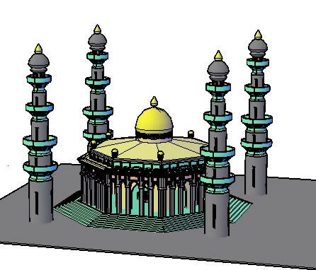 Detail Gambar Masjid Dwg Nomer 53