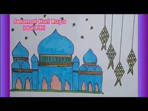 Detail Gambar Masjid Hari Raya Idul Fitri Nomer 2