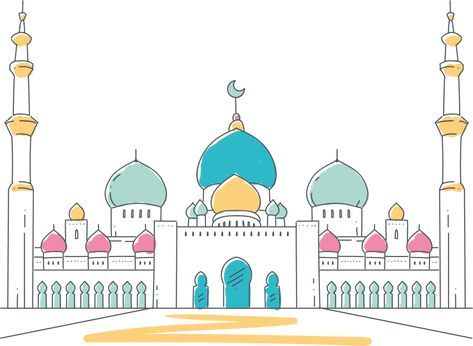 Detail Gambar Masjid Kartun Png Nomer 22