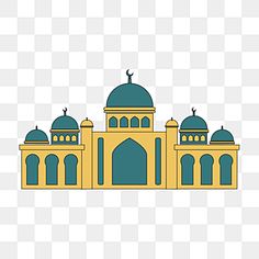 Detail Gambar Masjid Kartun Warna Nomer 19