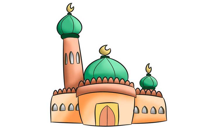 Detail Gambar Masjid Kartun Warna Nomer 25