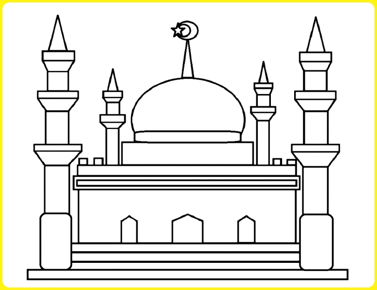 Detail Gambar Masjid Lukisan Masjid Sederhana Nomer 11