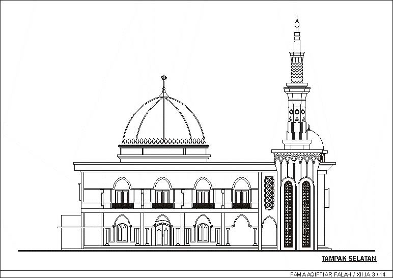 Detail Gambar Masjid Lukisan Masjid Sederhana Nomer 32
