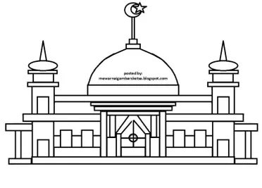 Detail Gambar Masjid Lukisan Masjid Sederhana Nomer 38
