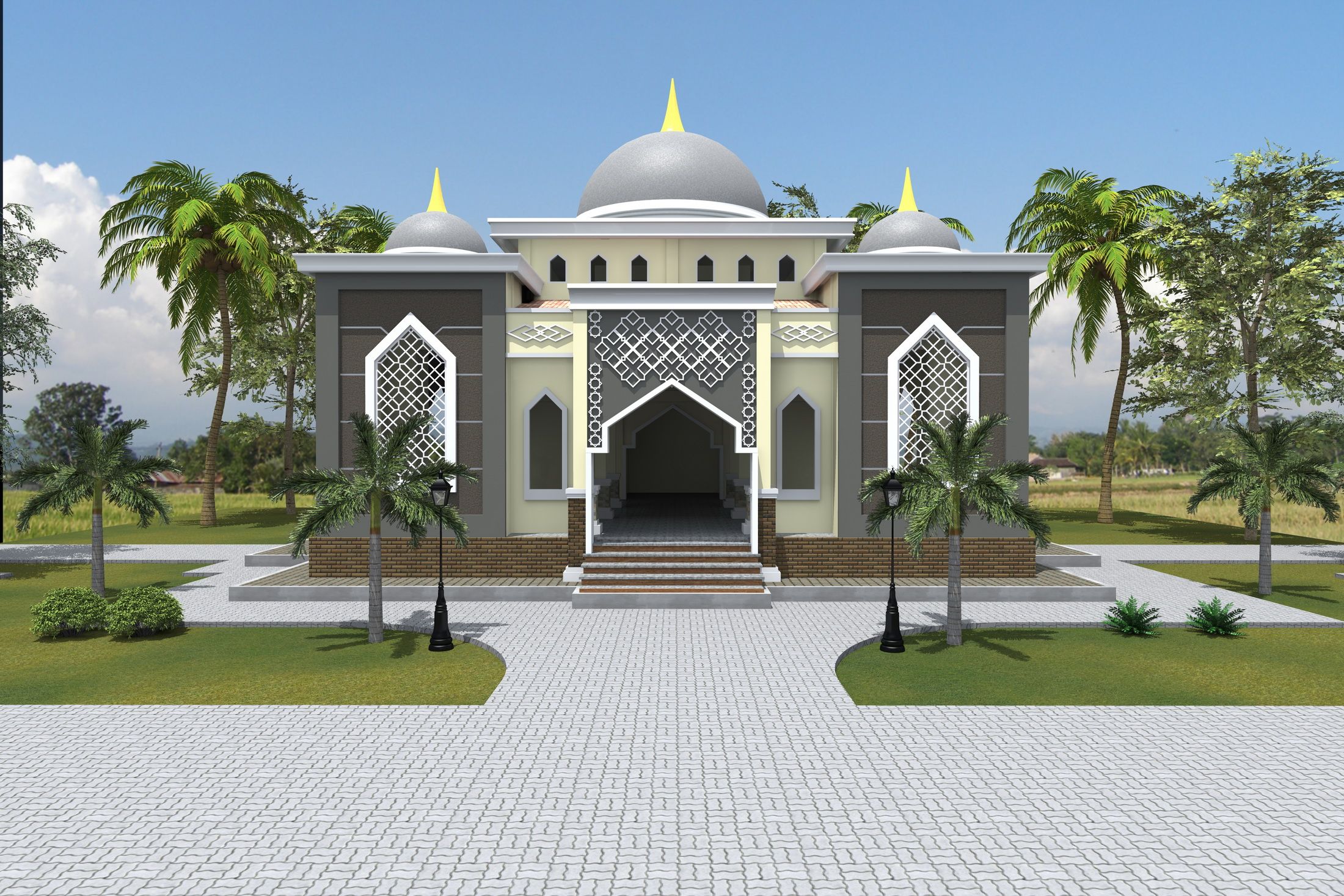 Detail Gambar Masjid Minimalis 2 Lantai Nomer 19