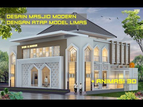 Detail Gambar Masjid Minimalis Modern 2 Lantai Nomer 11