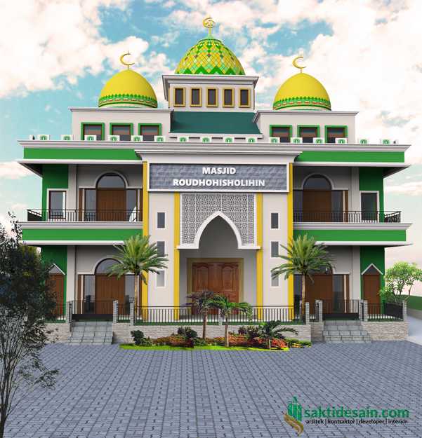 Detail Gambar Masjid Minimalis Modern 2 Lantai Nomer 23