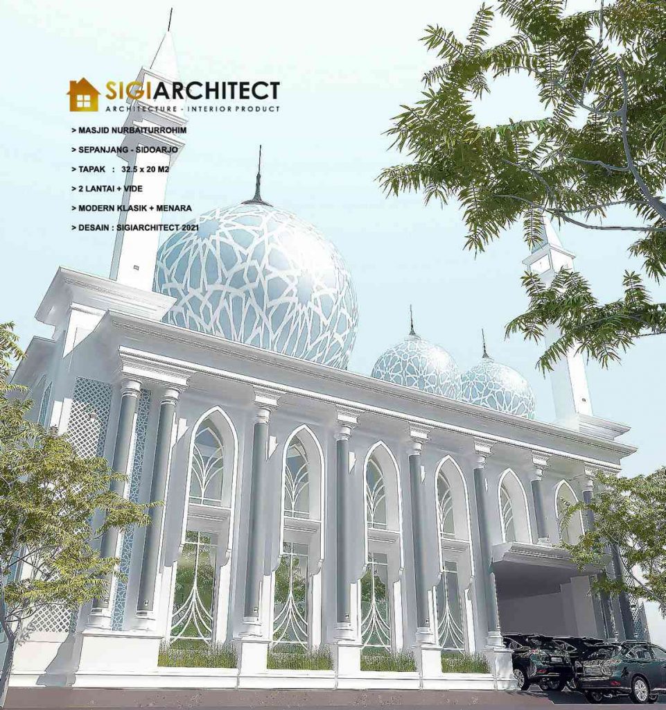 Detail Gambar Masjid Minimalis Modern 2 Lantai Nomer 36