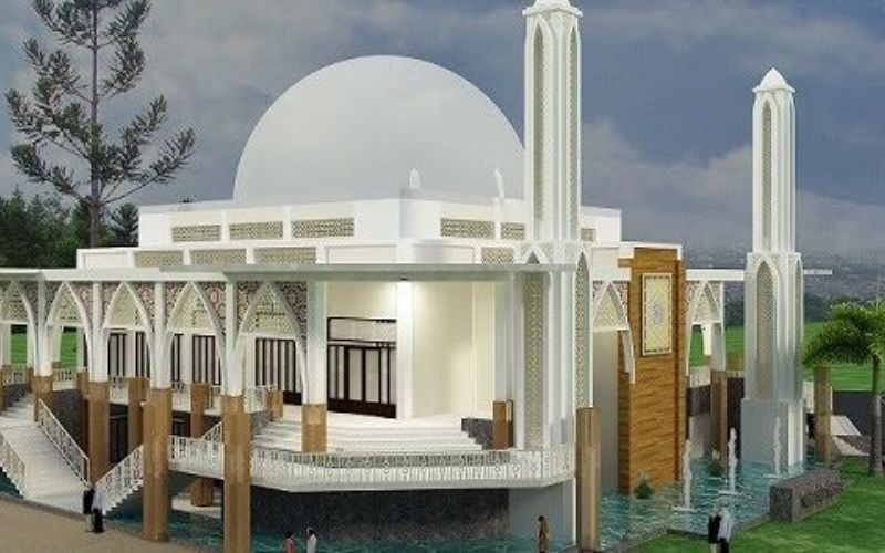 Detail Gambar Masjid Minimalis Modern 2 Lantai Nomer 47