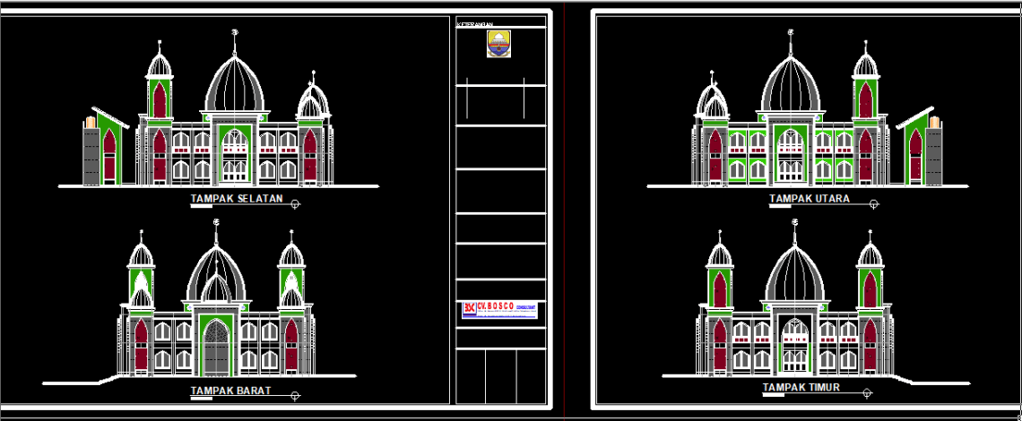 Detail Gambar Masjid Minimalis Modern 2 Lantai Nomer 53