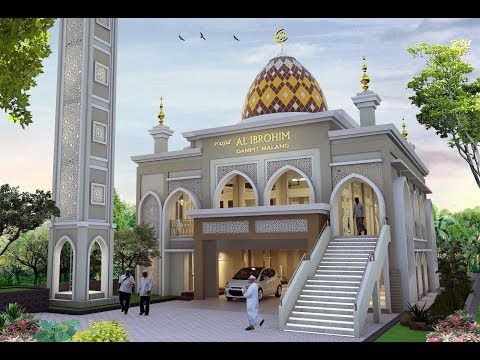 Detail Gambar Masjid Minimalis Modern 2 Lantai Nomer 9