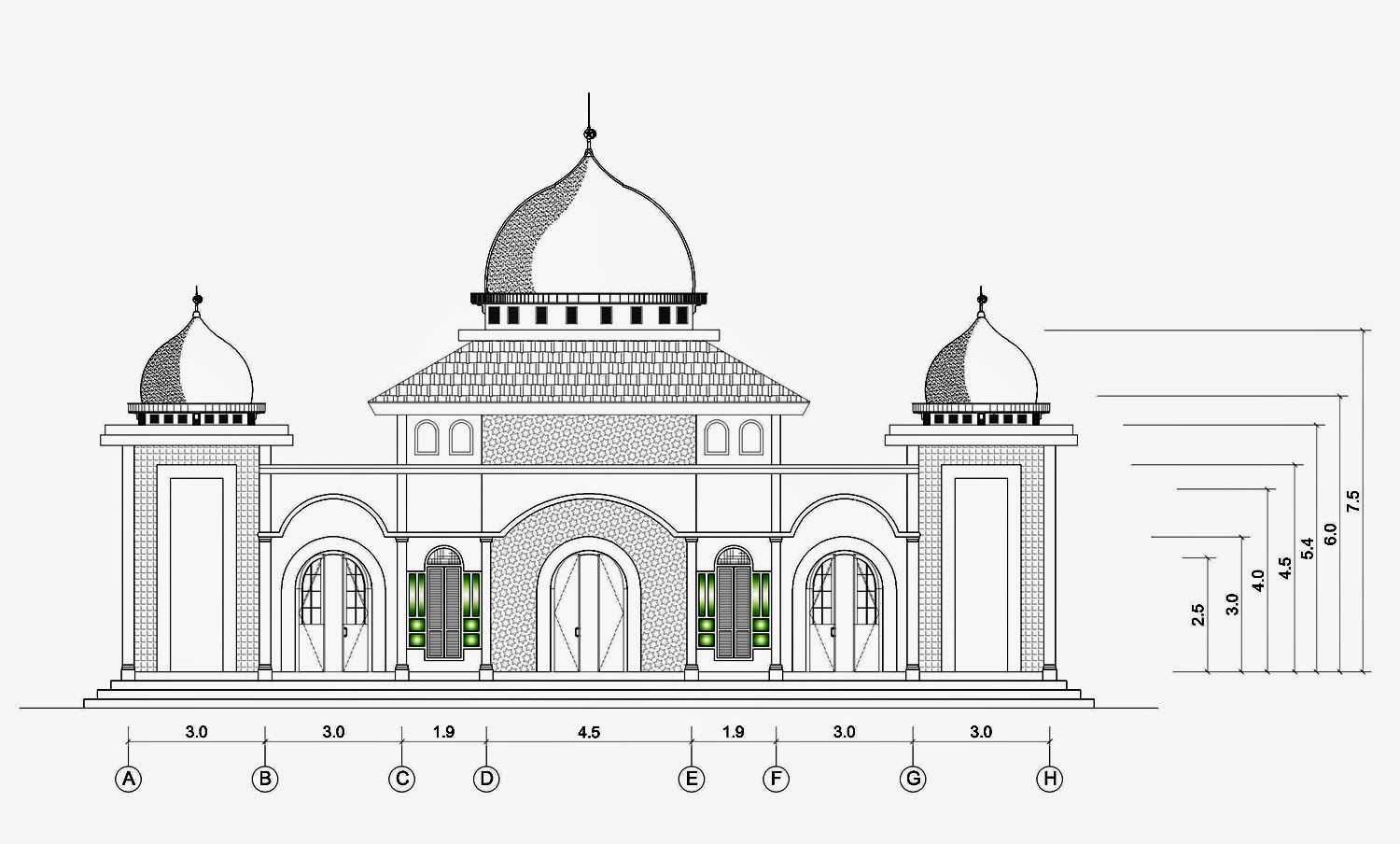 Detail Gambar Masjid Minimalis Tampak Depan Nomer 4