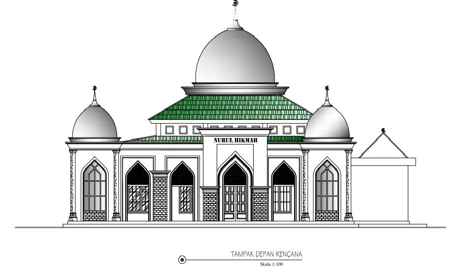 Detail Gambar Masjid Minimalis Tampak Depan Nomer 5