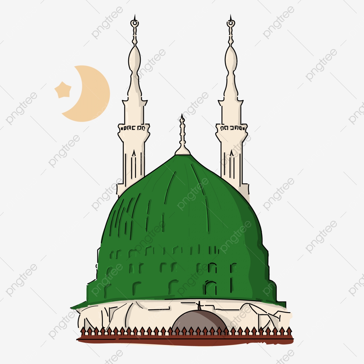 Detail Gambar Masjid Nabawi Kartun Nomer 32