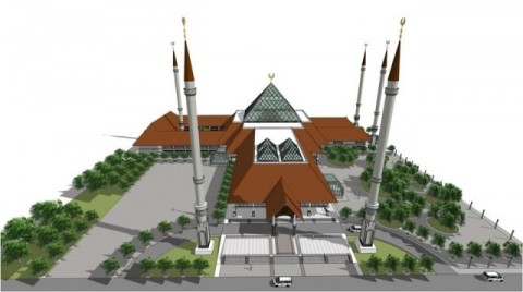 Detail Gambar Masjid Raya Daan Mogot Nomer 4