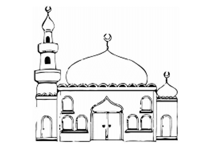 Detail Gambar Masjid Sketsa Nomer 15