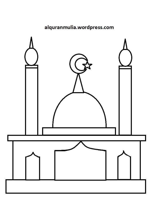 Detail Gambar Masjid Sketsa Nomer 24