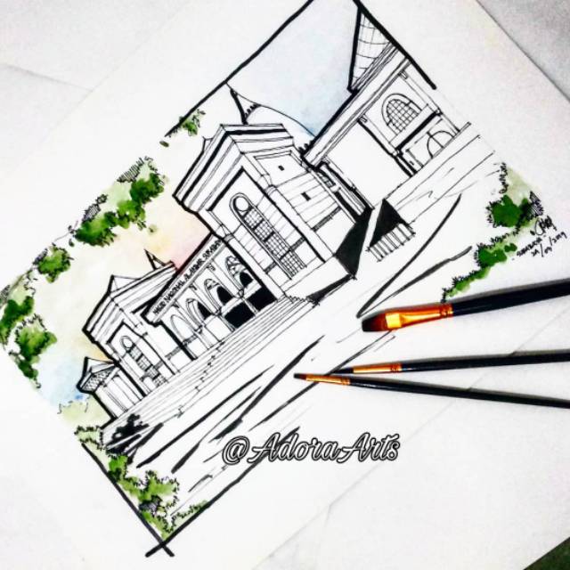 Detail Gambar Masjid Sketsa Nomer 25