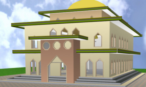 Detail Gambar Masjid Sketsa Nomer 43