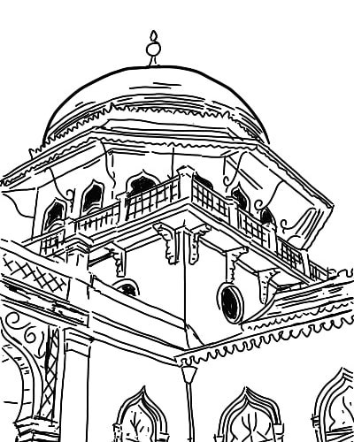 Detail Gambar Masjid Sketsa Nomer 51