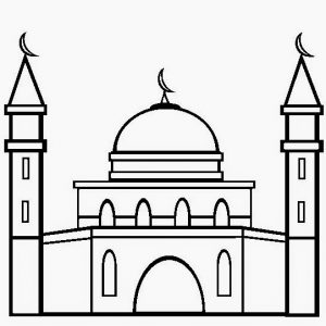 Detail Gambar Masjid Tanpa Warna Nomer 23