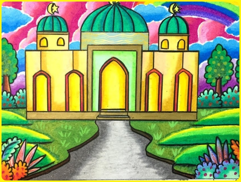 Detail Gambar Masjid Tanpa Warna Nomer 34