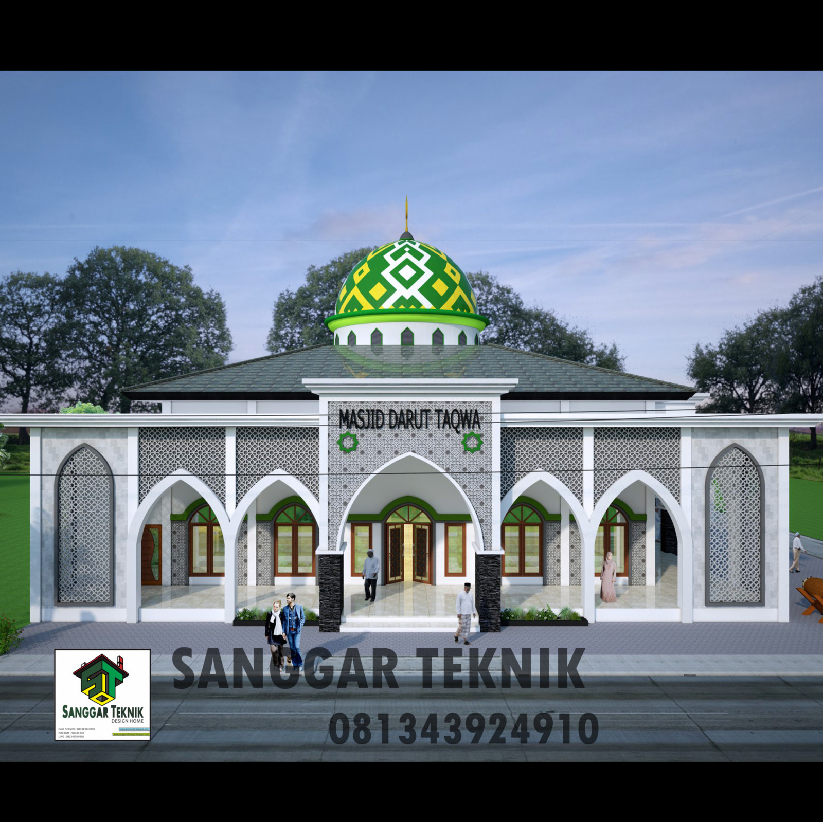 Detail Gambar Masjid Ukuran 12x12 Nomer 16