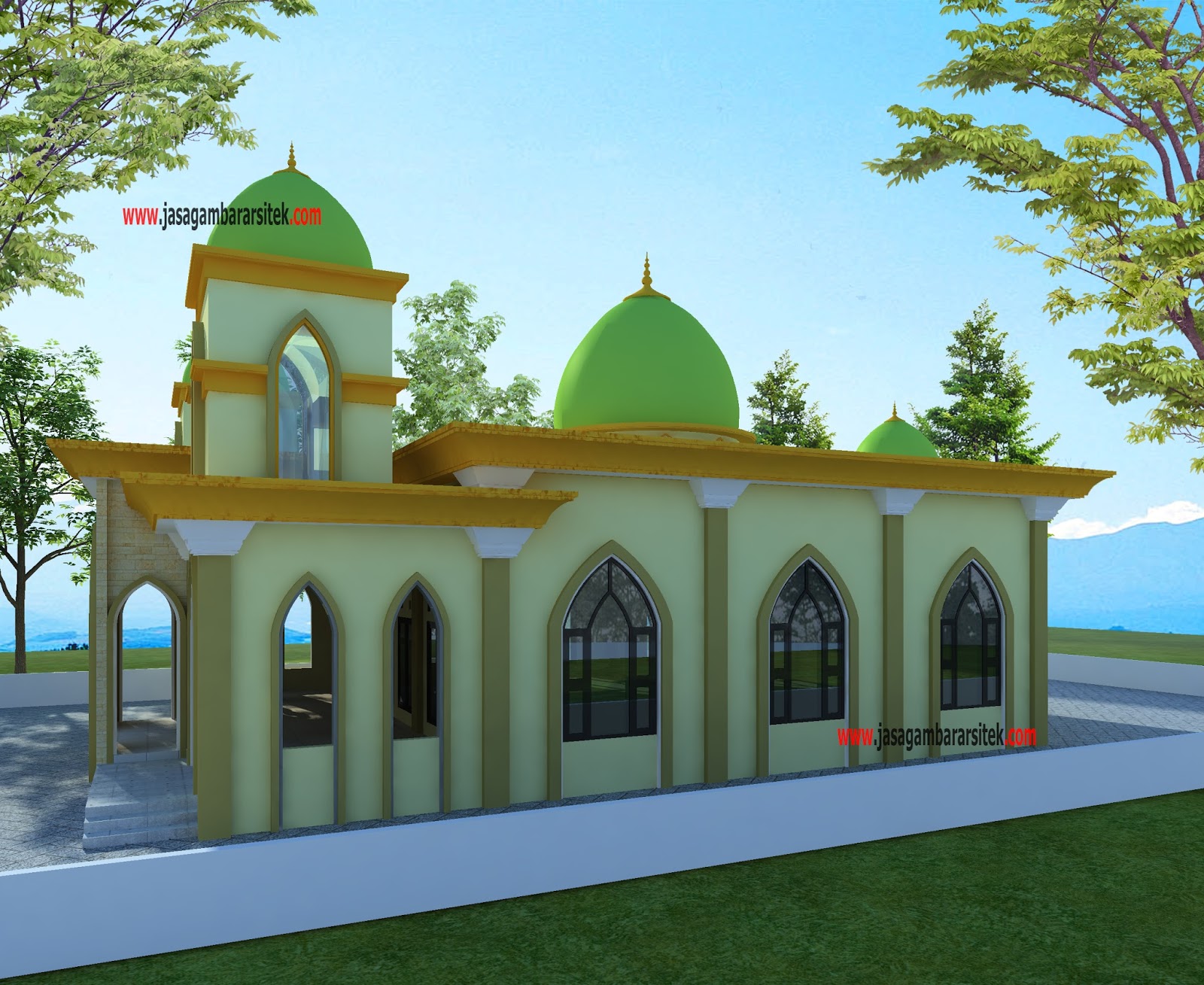 Detail Gambar Masjid Ukuran 12x12 Nomer 8