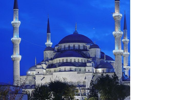 Gambar Masjid Warna Biru - KibrisPDR
