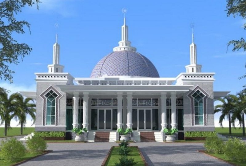 Detail Gambar Masjid Warna Biru Nomer 33