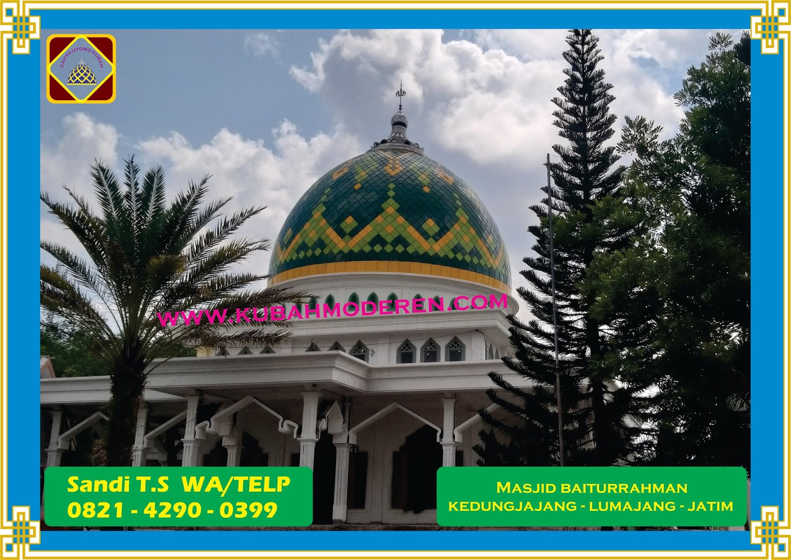 Detail Gambar Masjid Warna Hijau Nomer 16