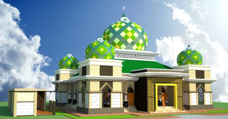 Detail Gambar Masjid Warna Hijau Nomer 20