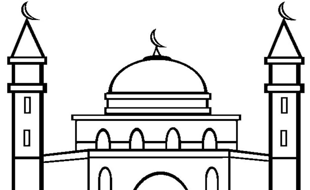 Detail Gambar Masjid Yang Sudah Diwarnai Nomer 29