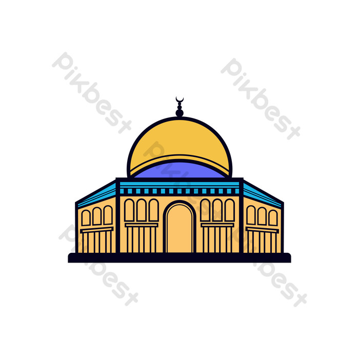 Detail Gambar Masjidil Aqsa Kartun Nomer 20