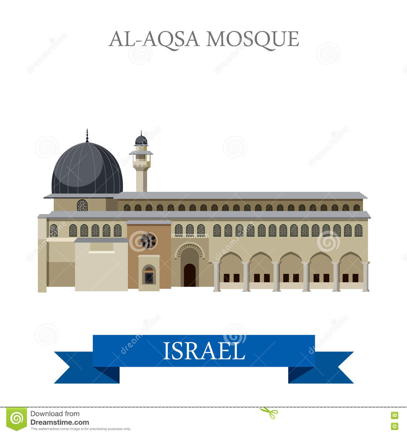 Detail Gambar Masjidil Aqsa Kartun Nomer 33