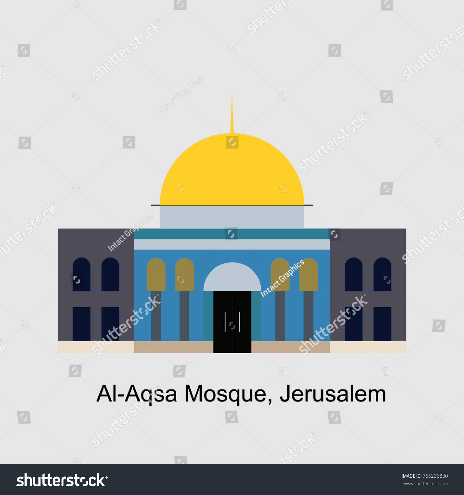 Detail Gambar Masjidil Aqsa Kartun Nomer 9