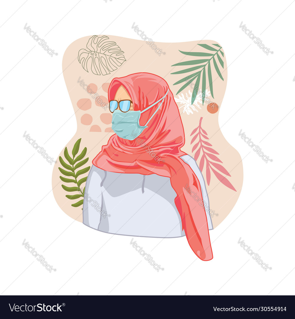 Detail Gambar Masker Hijab Nomer 35