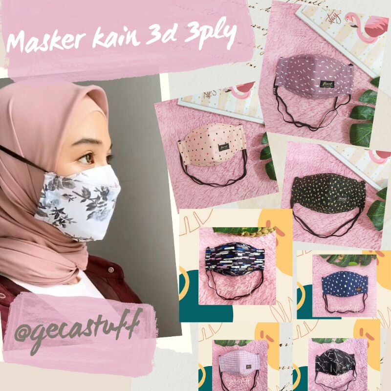 Detail Gambar Masker Hijab Kain Nomer 15