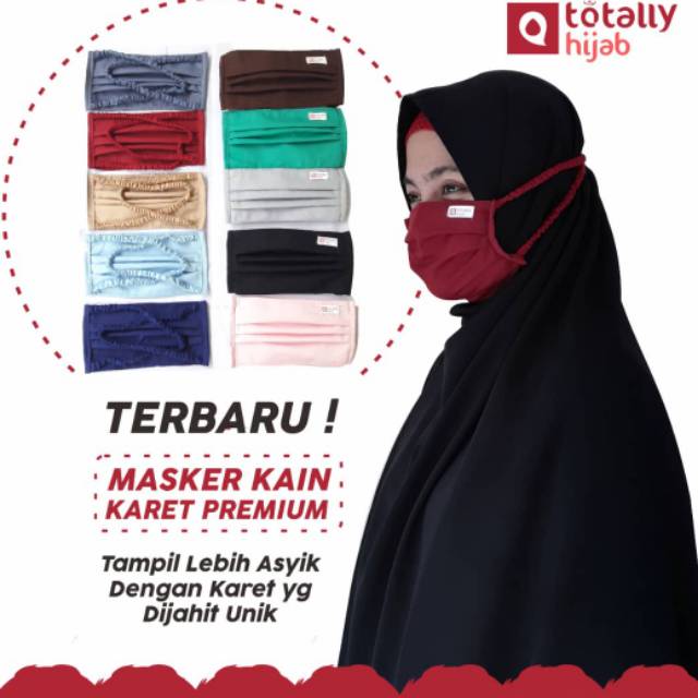 Detail Gambar Masker Hijab Kain Nomer 4