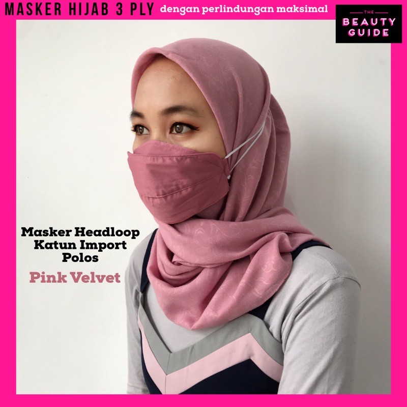 Detail Gambar Masker Hijab Kain Nomer 39