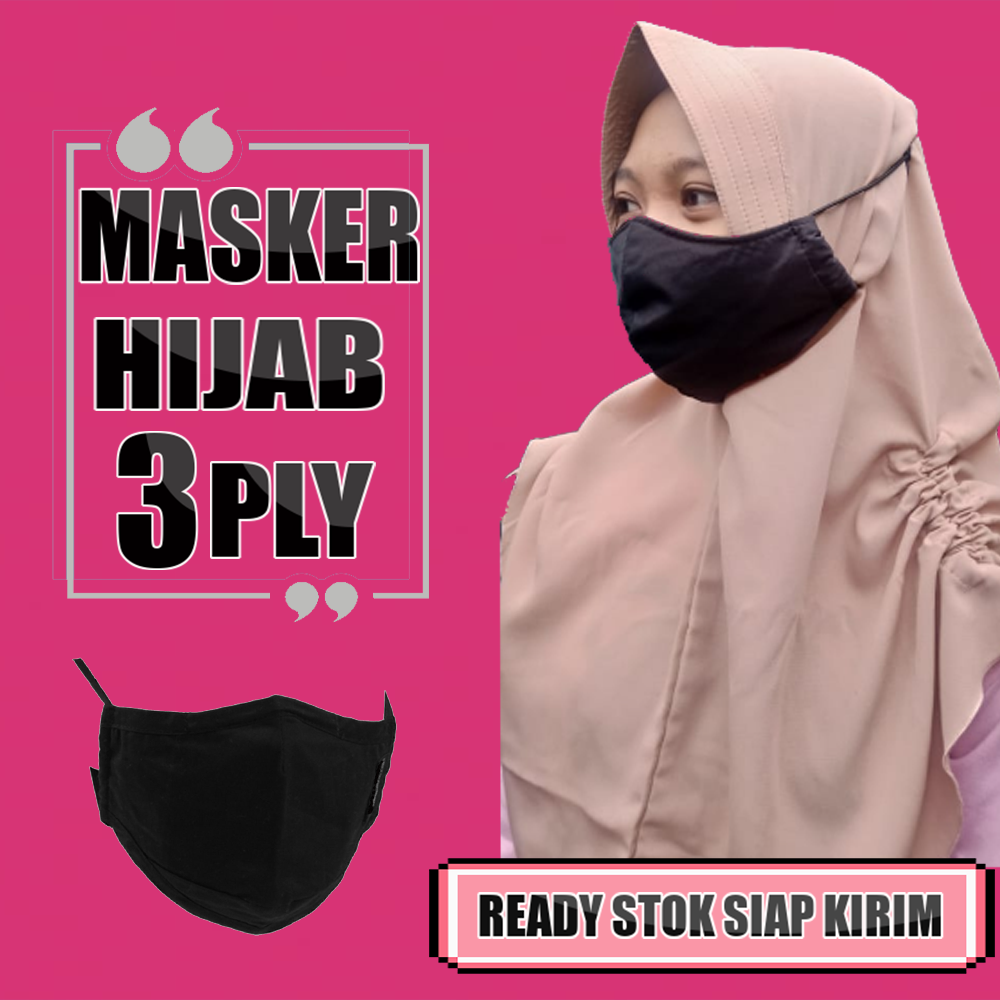 Detail Gambar Masker Hijab Kain Nomer 44