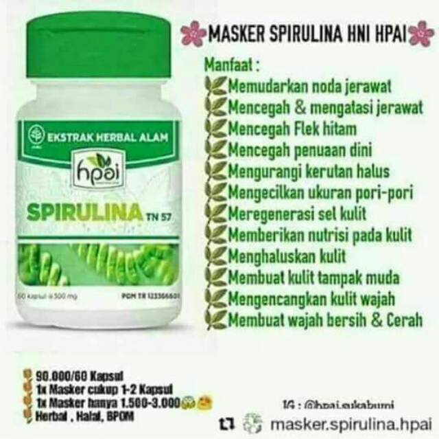 Detail Gambar Masker Spirulina Asli Nomer 22