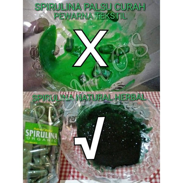 Detail Gambar Masker Spirulina Asli Dan Palsu Nomer 30