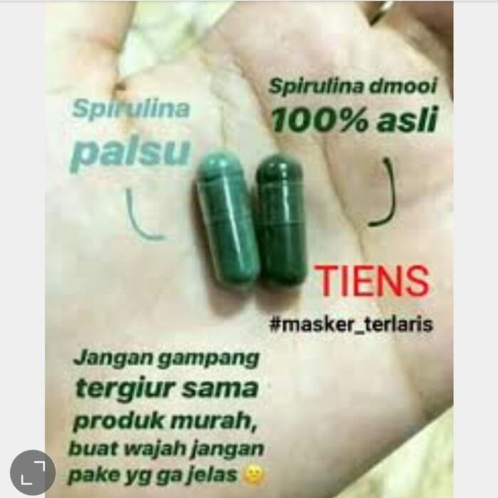 Detail Gambar Masker Spirulina Asli Dan Palsu Nomer 5