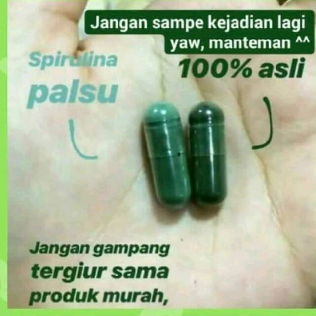 Detail Gambar Masker Spirulina Asli Dan Palsu Nomer 9