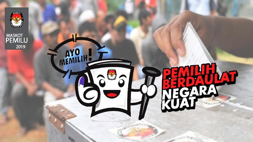 Detail Gambar Maskot Pemilu 2019 Nomer 53