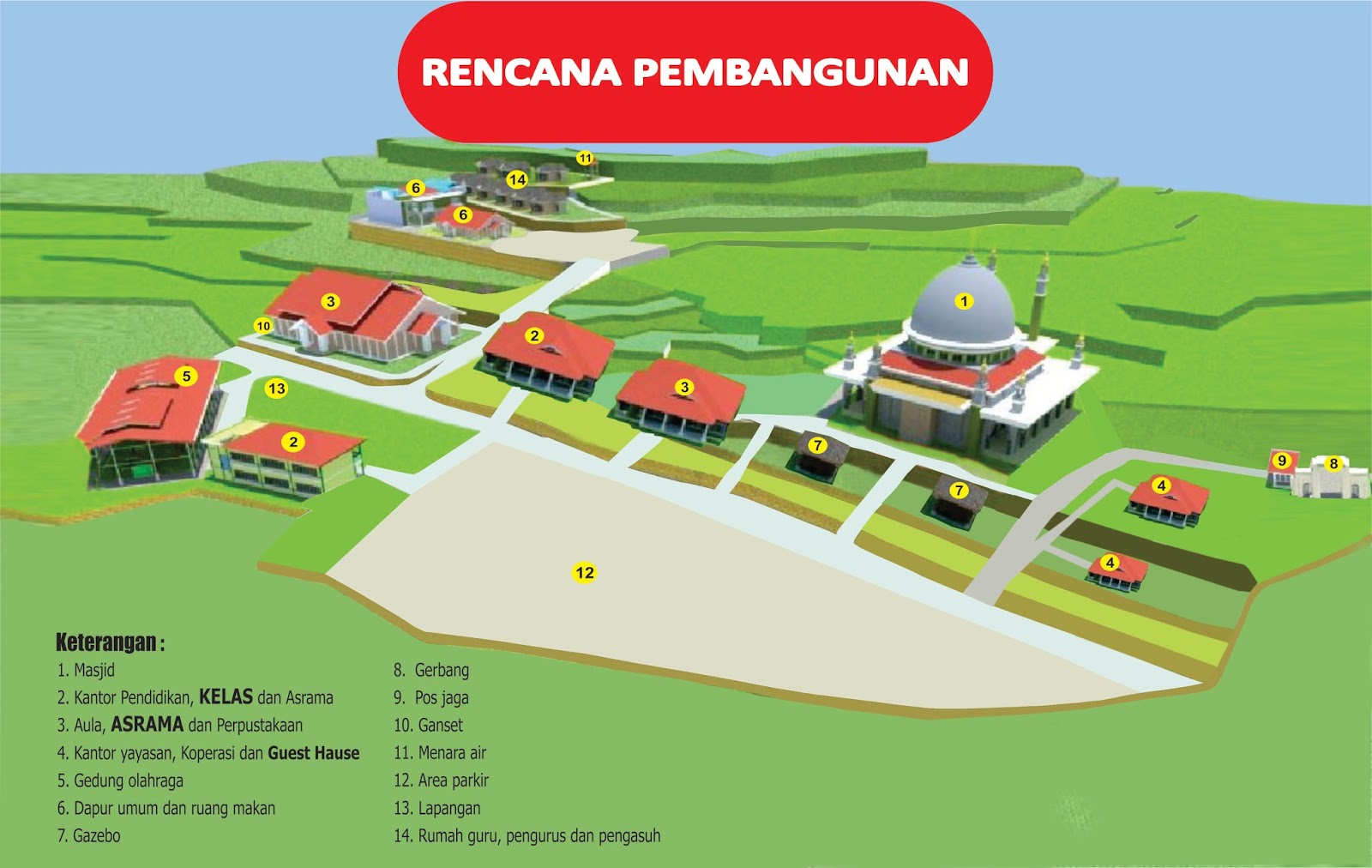 Detail Gambar Master Plan Rancangan Pembangunan Perpustakaan Sekolah Nomer 37