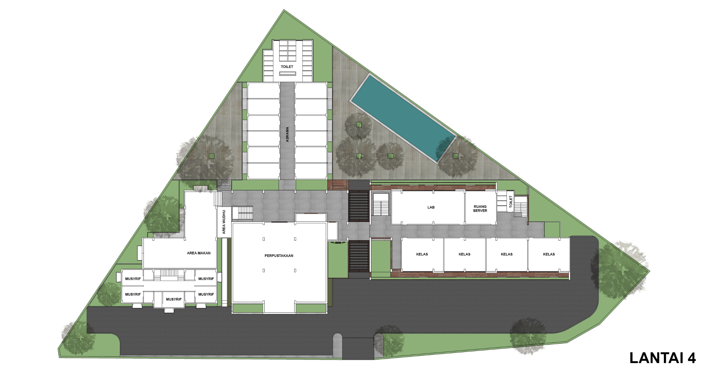 Detail Gambar Master Plan Rancangan Pembangunan Perpustakaan Sekolah Nomer 8