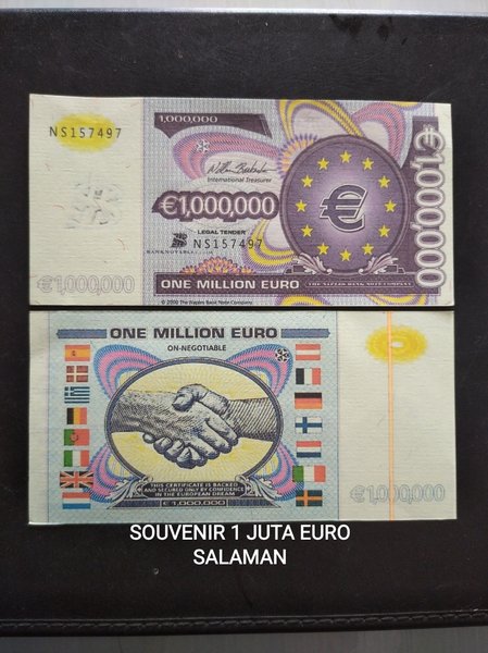 Detail Gambar Mata Uang Euro 1 Juta Nomer 5